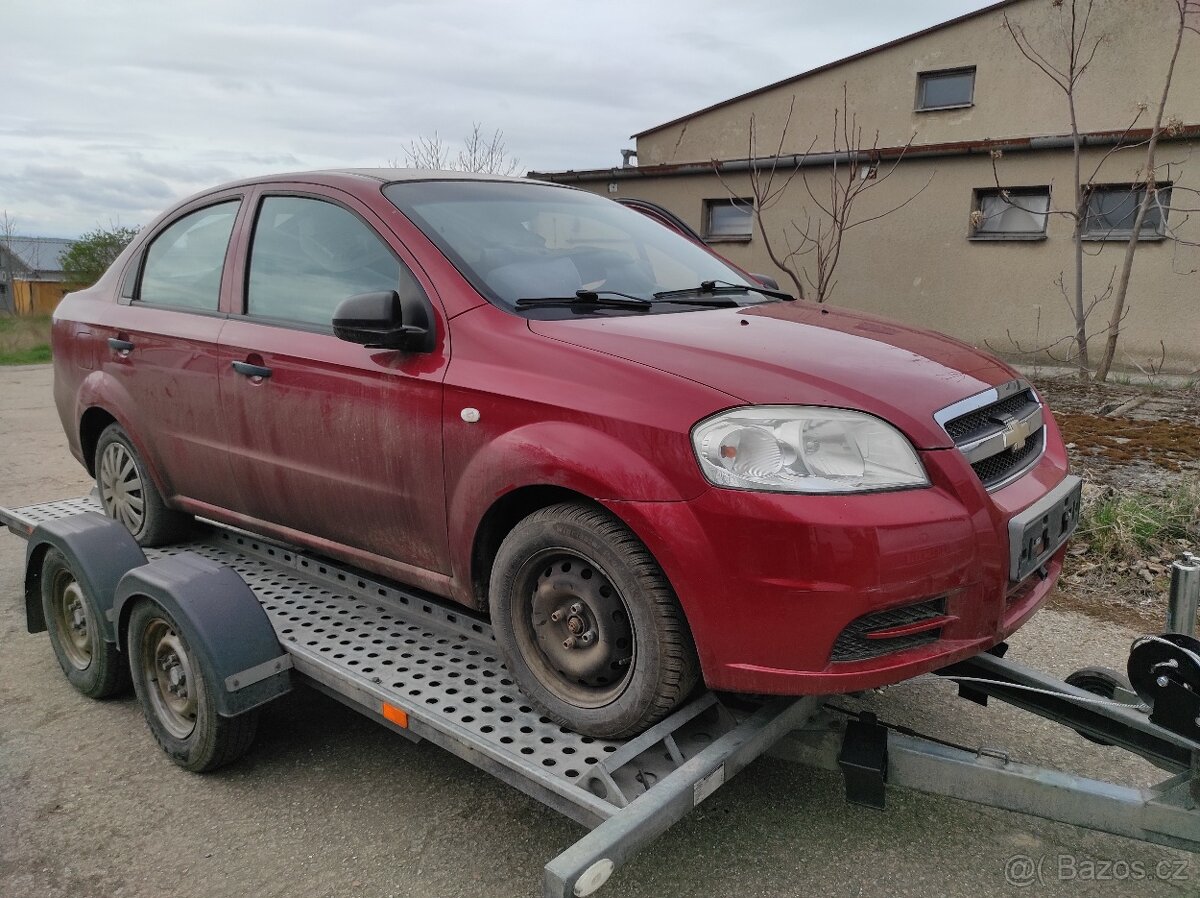 Chevrolet aveo 1,2 53kw díly - 2