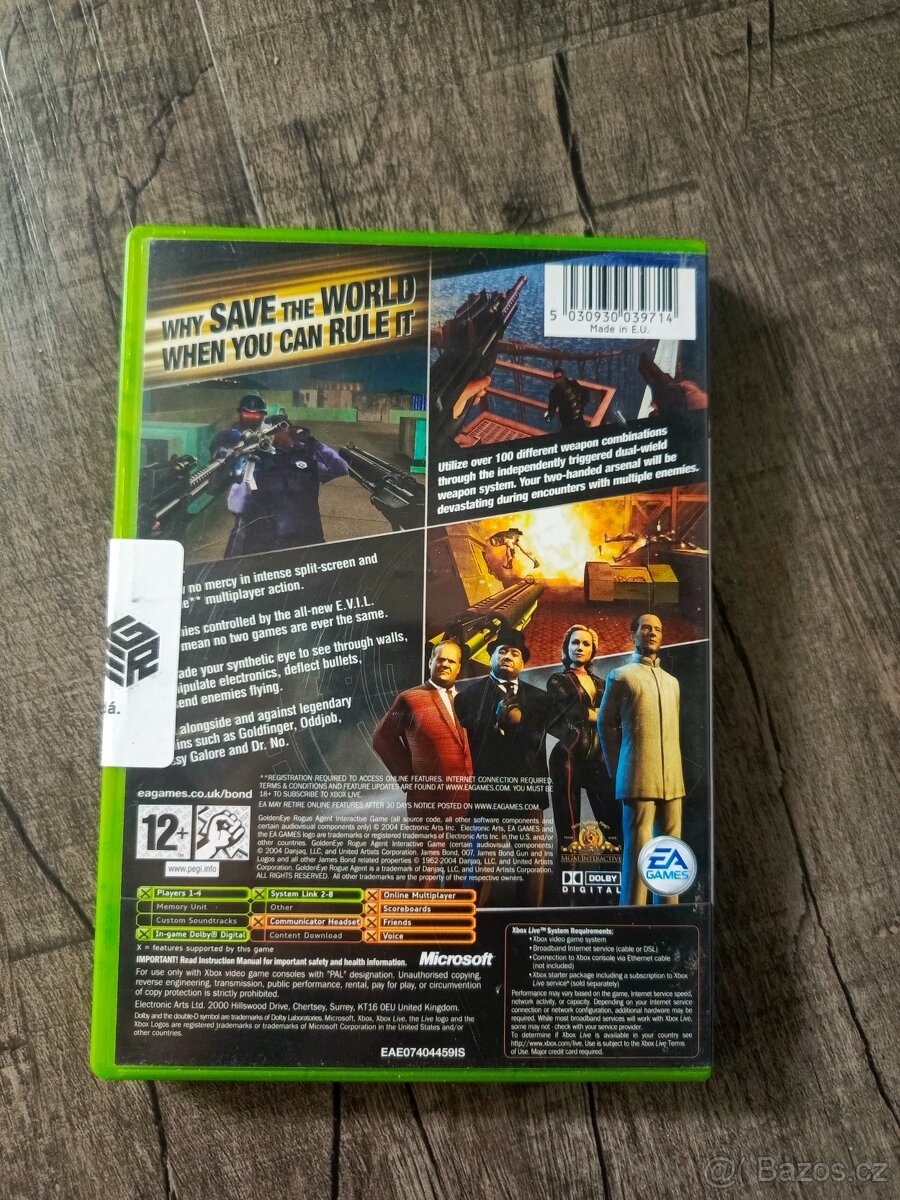 Xbox classic Golden Eye: Rouge Agent - 2