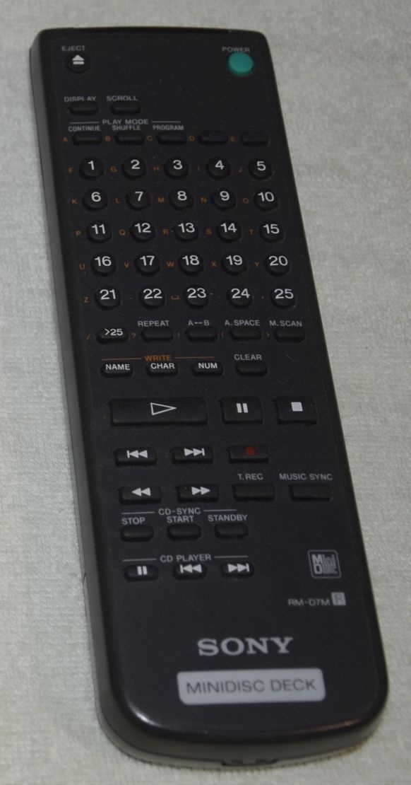 MD minidisc dálkové ovládání original SONY - 2