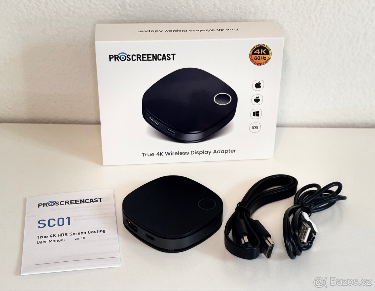 ProScreenCast SC01,bezdrátový HDMI přijímač - 2