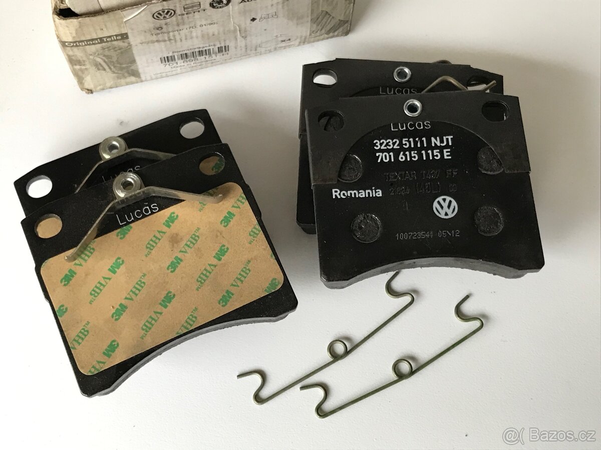 Přední brzdové desky VW T4 originál - 2