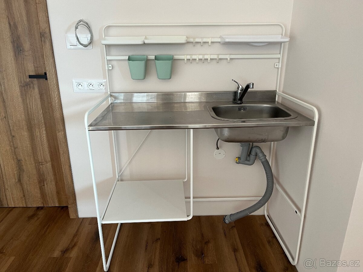 Mini kuchyně bílá Ikea Sunnersta - 2