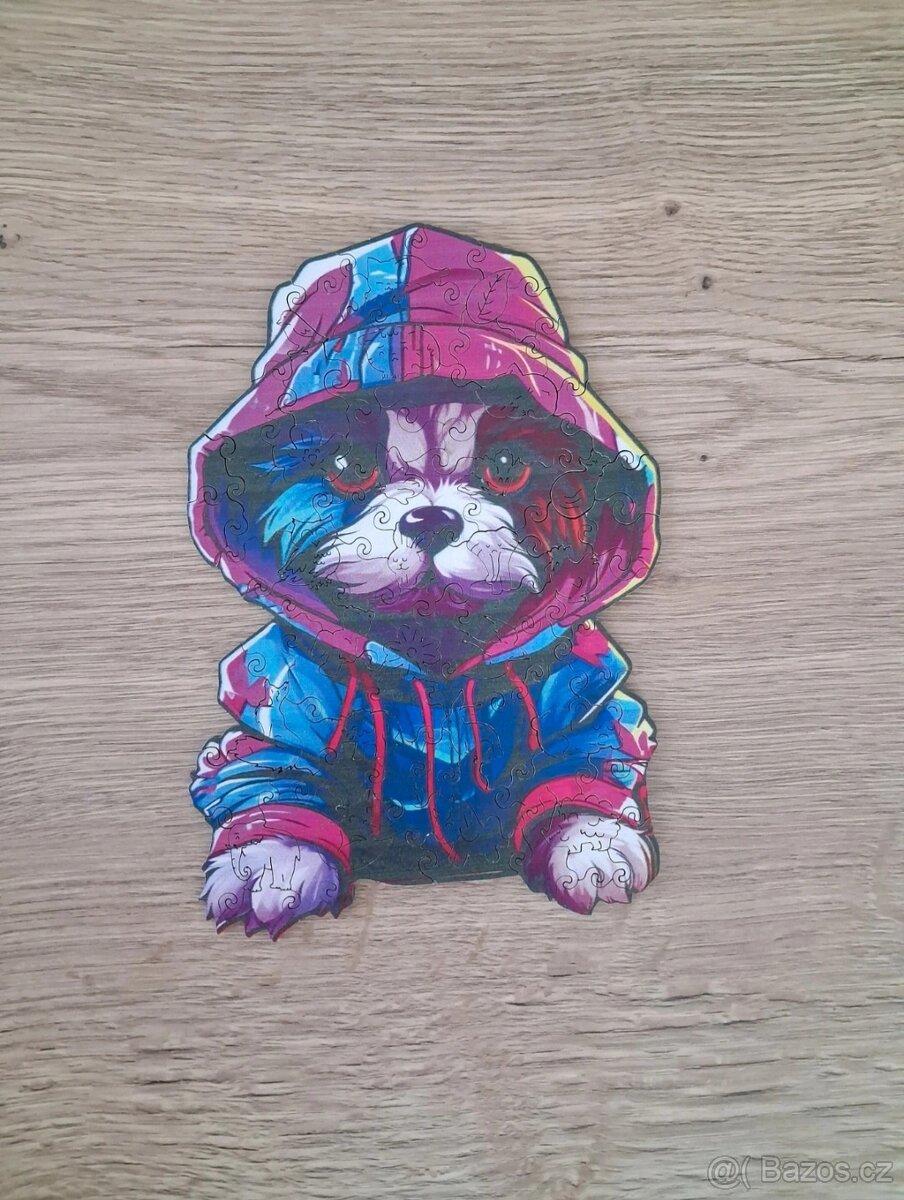 Wooden puzzle pejsek - 2