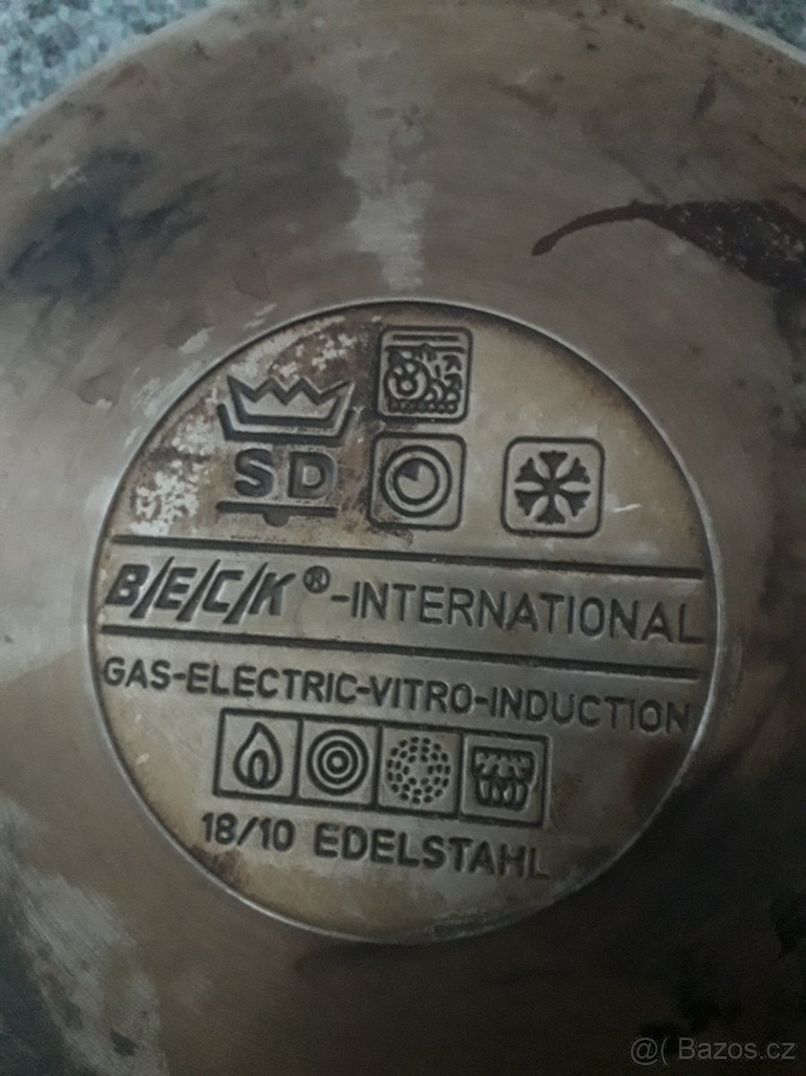 Nerez panev znacky Beck - 2
