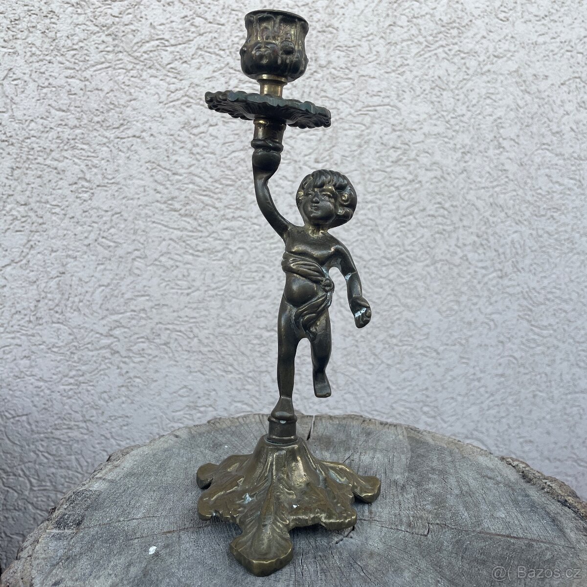 Mosazný svícen - 2