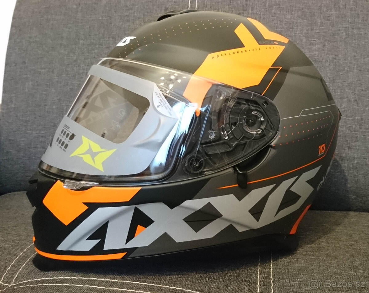 NOVÁ integrální moto helma AXXIS EAGLE SV velikost M - 2