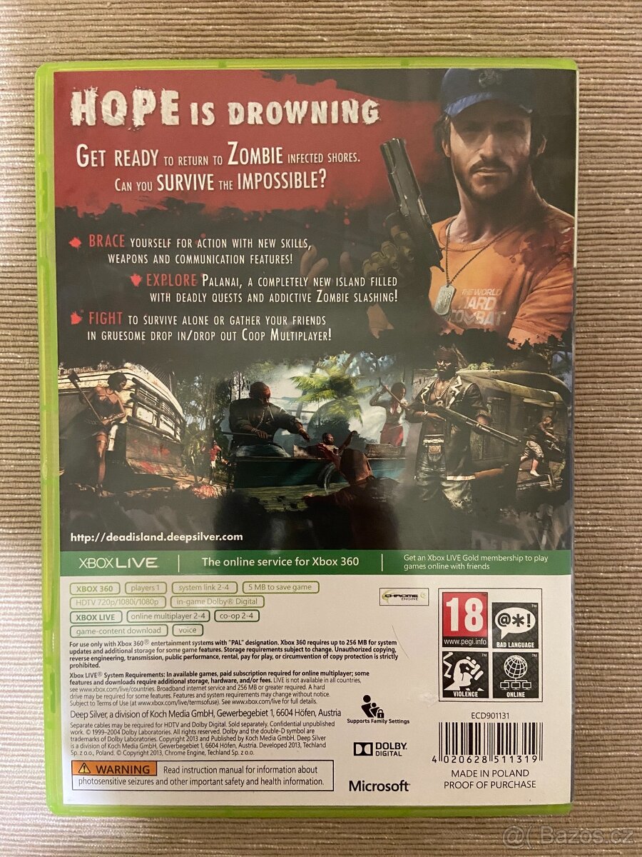 Hra na XBOX 360 Dead Island: Riptide - 2