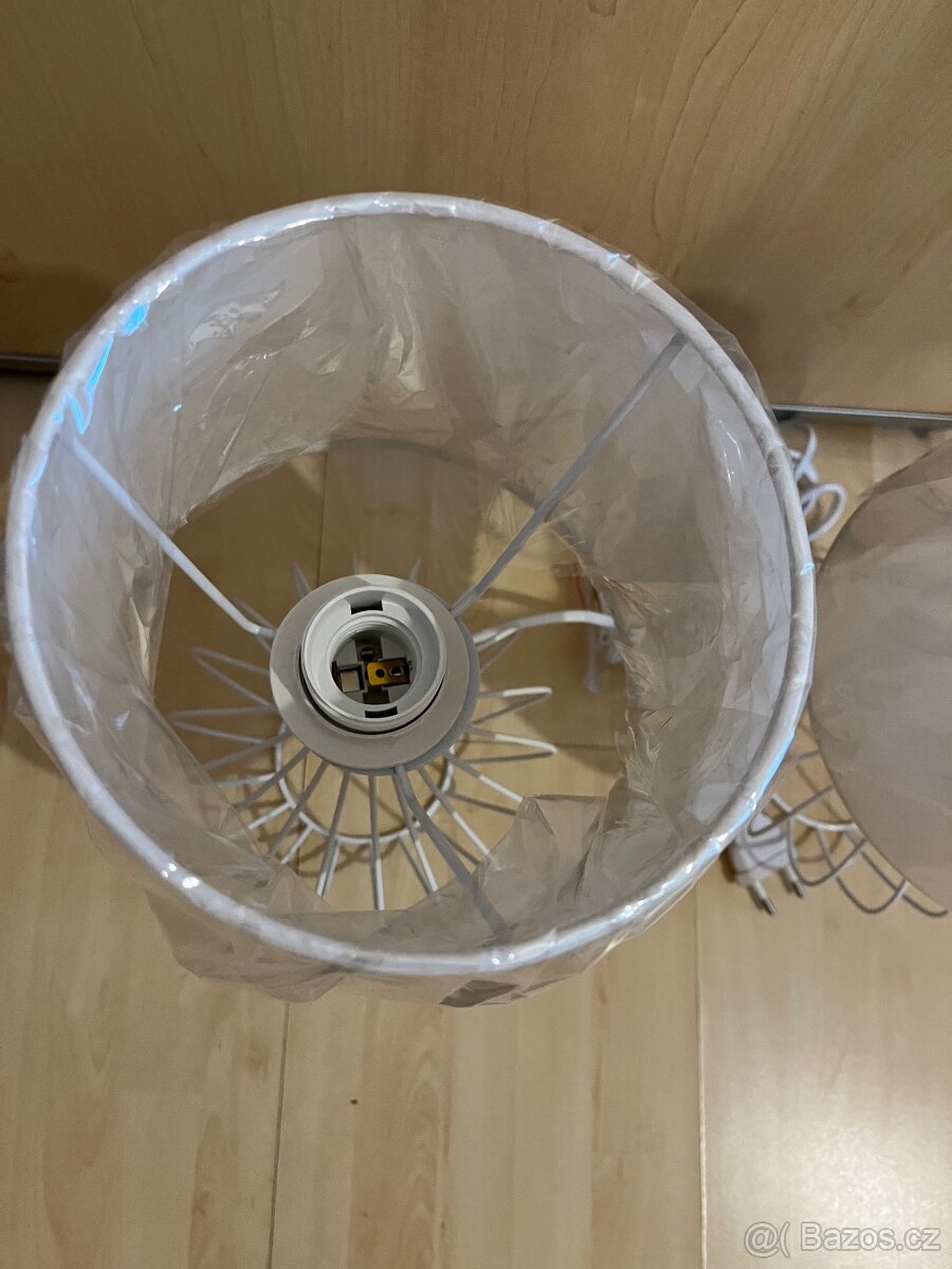 Nové bílé lampičky 2ks - 2