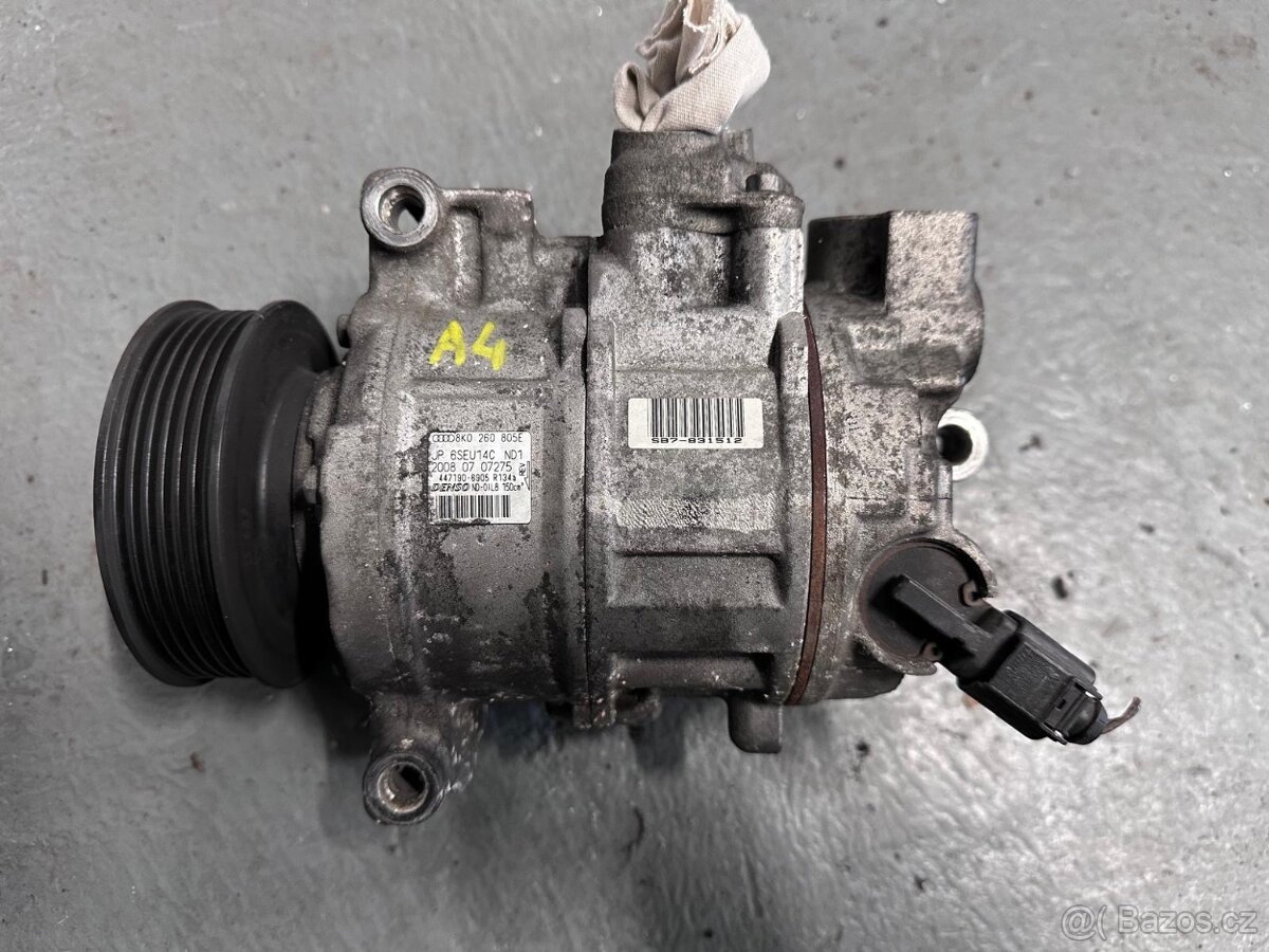 Audi A4, Seat Exeo klimakompresor, alternátor - 2