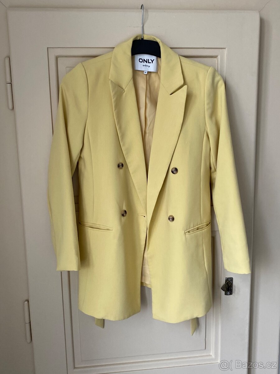 dámské žluté podzimní sako ONLY - 2