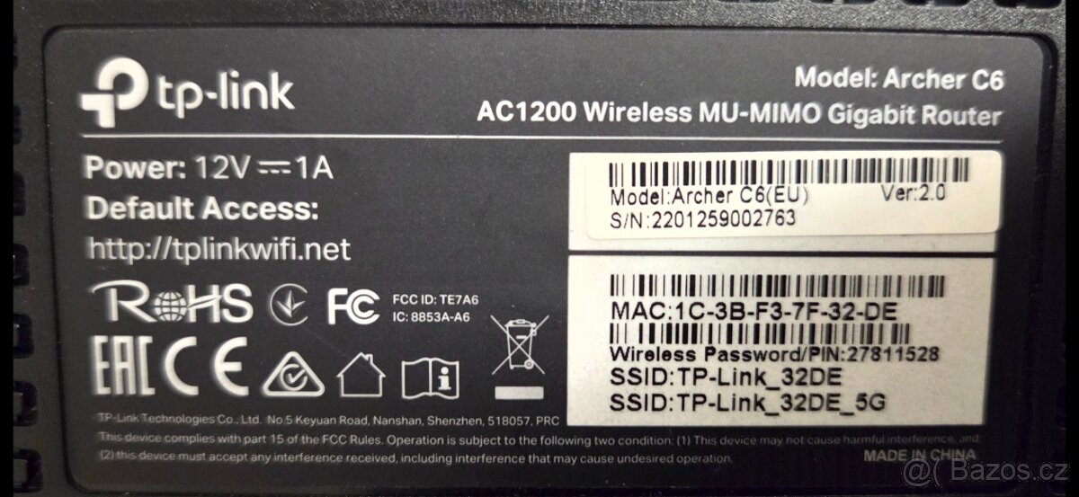 WiFi router Tp-link Archer C - 2