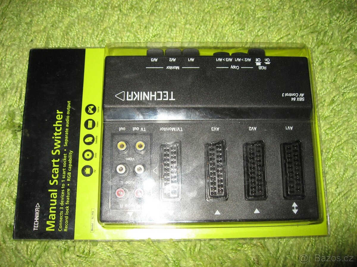 Prodám Manuální přepínač scart - 2