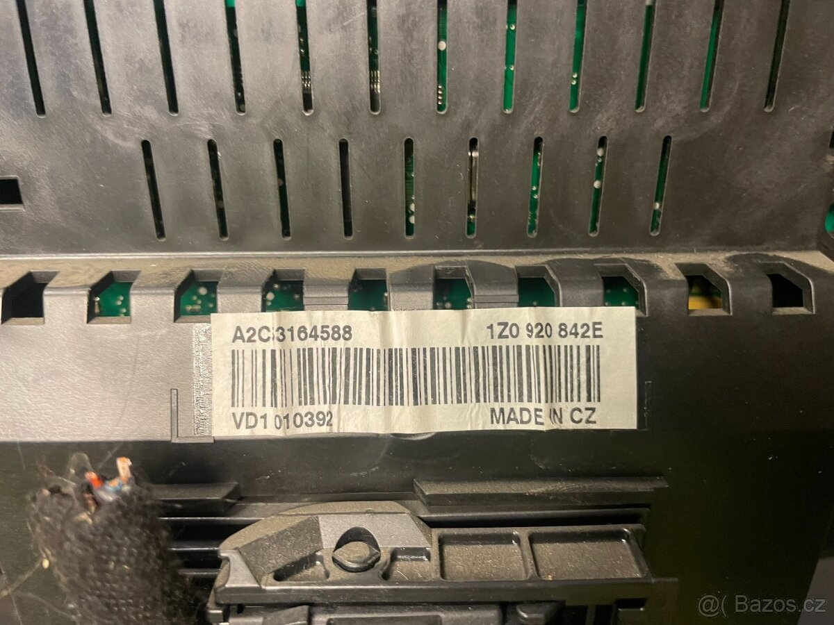 Škoda Octavia 2 RS tdi budíky - 2