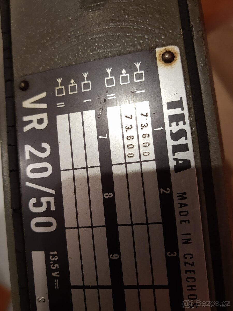 Radiostanice Tesla VR20/50 73,6 Mhz - 2