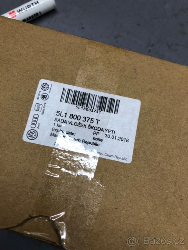 Sada zámků 5L0800375T - 2