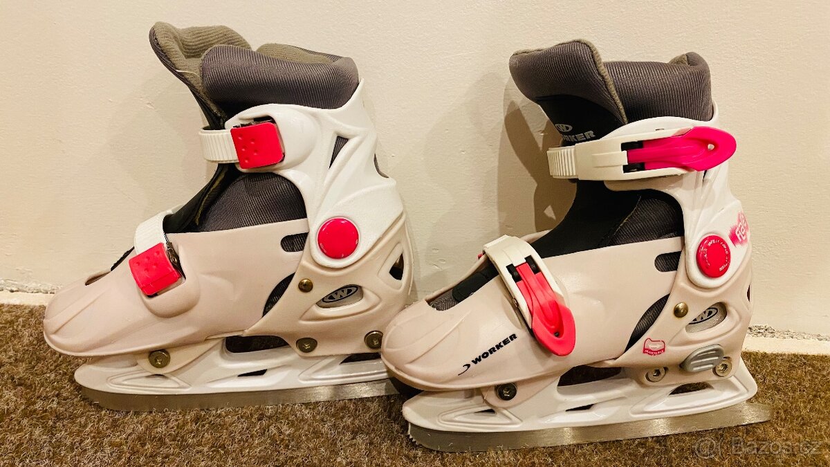 Prodám dívčí rostoucí brusle Worker 29 - 32 - 2