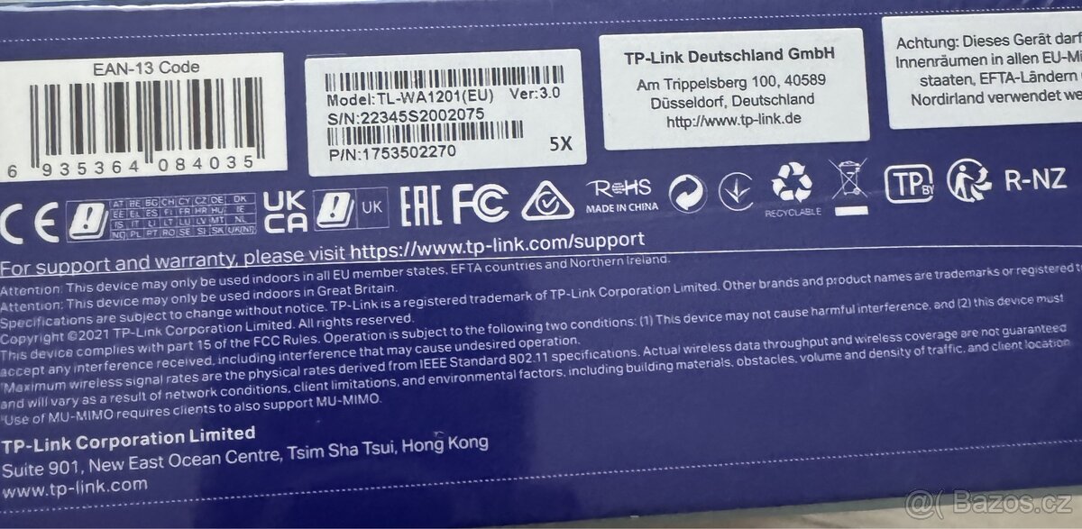 WIFI Acces Point TP-Link TL-WA1201 - 2