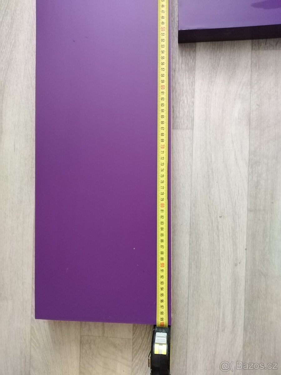 Police na zeď - 100cm + 50cm - 2