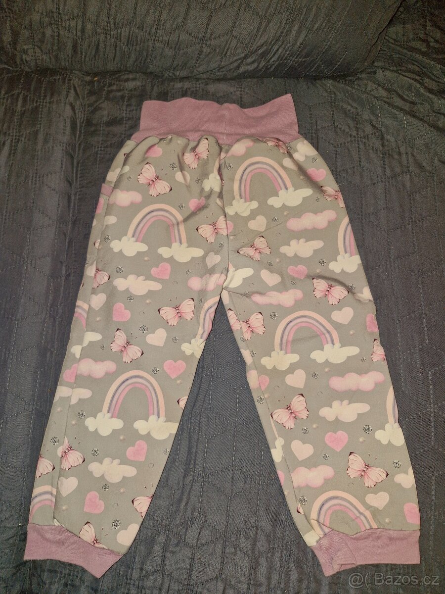 Dívčí softshellové zateplené kalhoty vel. 86 - 2