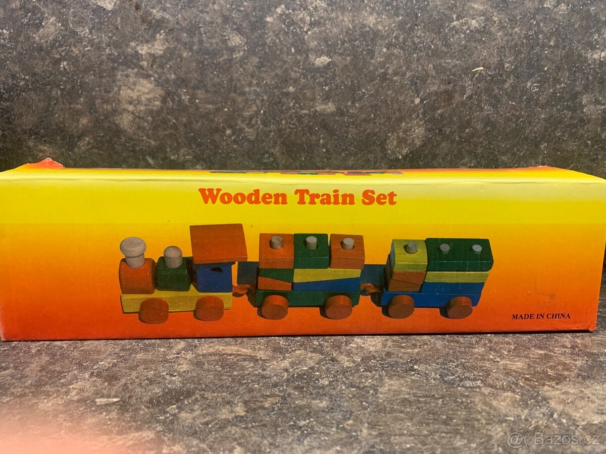 Dřevěný vláček NOVÉ - 2