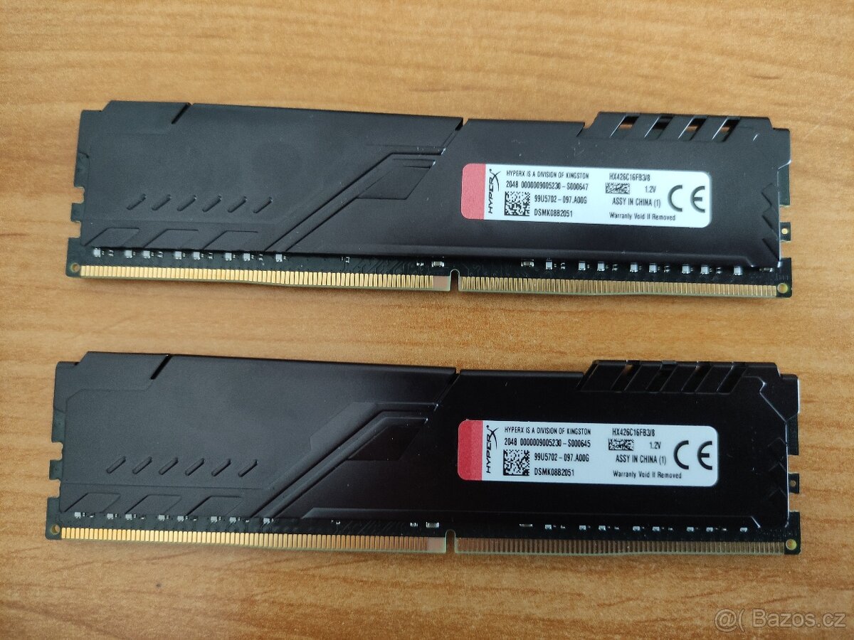 HyperX FURY 16GB KIT DDR4 2666 MHz - 2