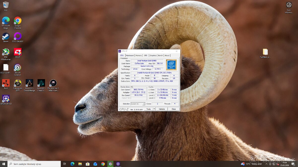 H310 + G5400 + 12GB DDR4 - 2