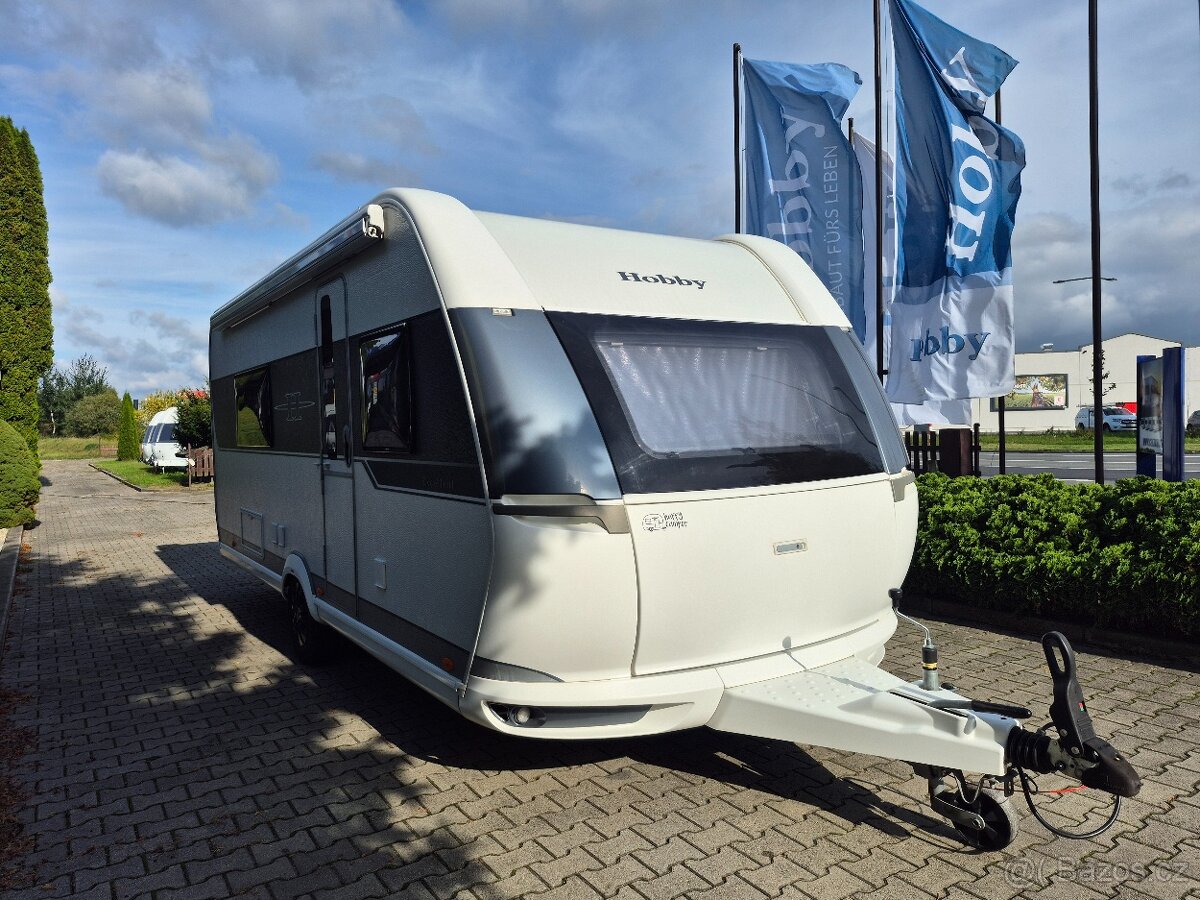 Obytný přívěs Hobby Excellent 540 WLU,r.v. 2015 - 2