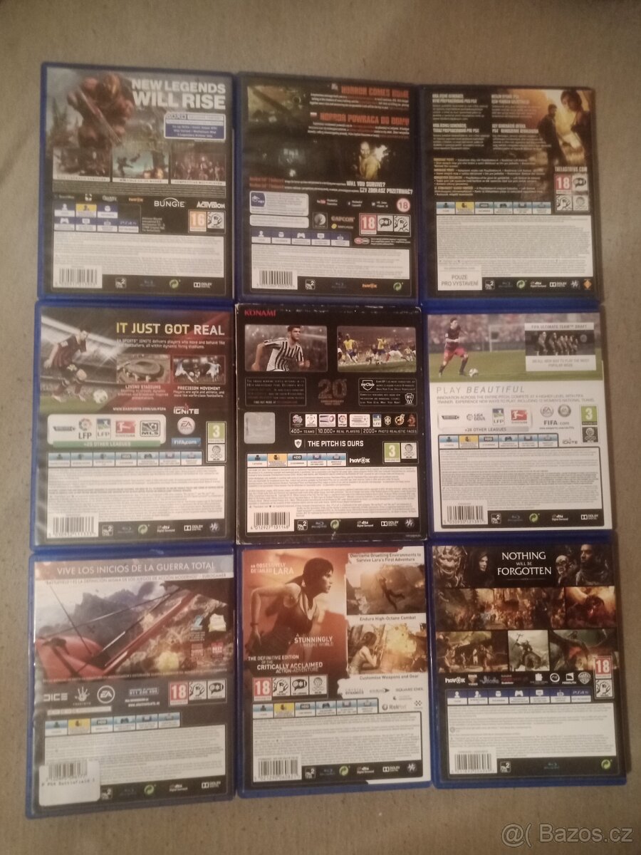 Prodám hry na PS4. - 2