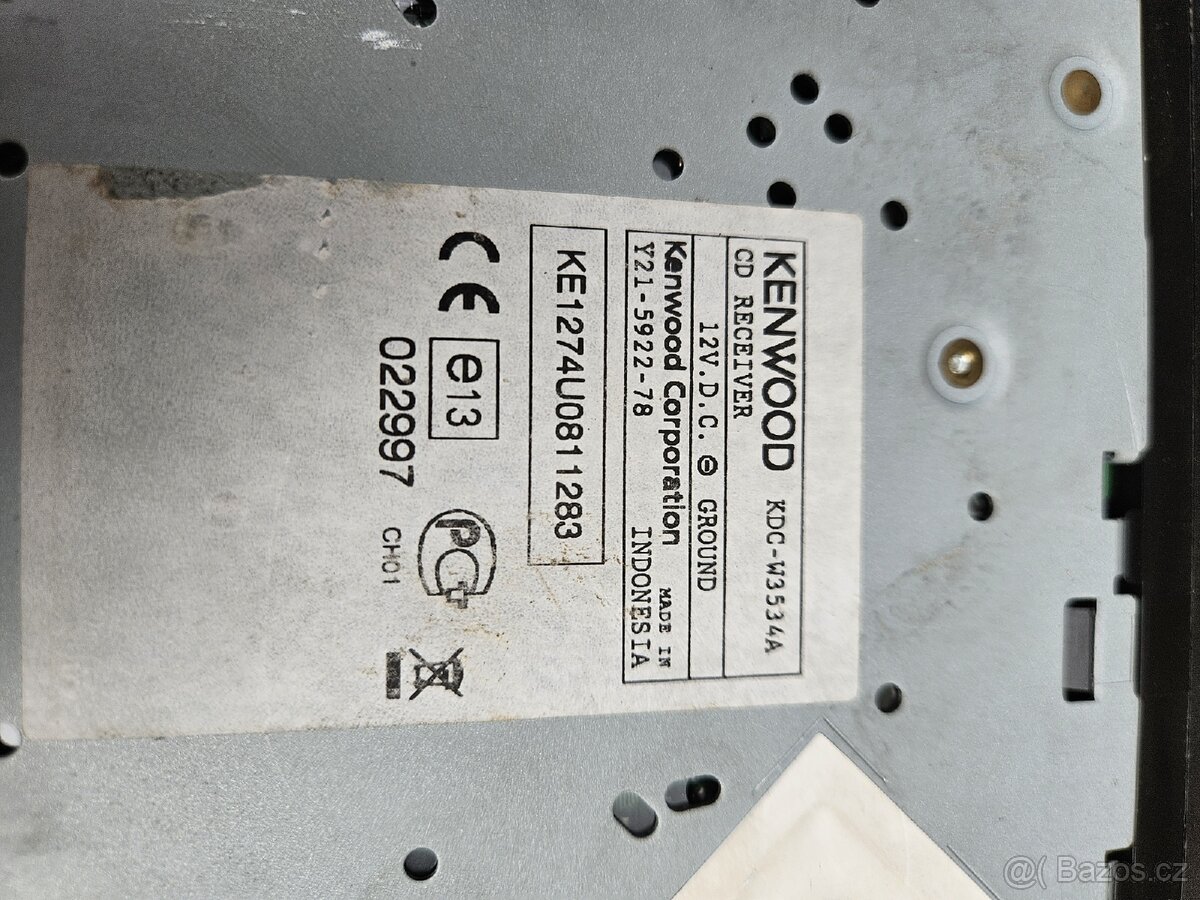 Autorádio Kenwood s CD - 2