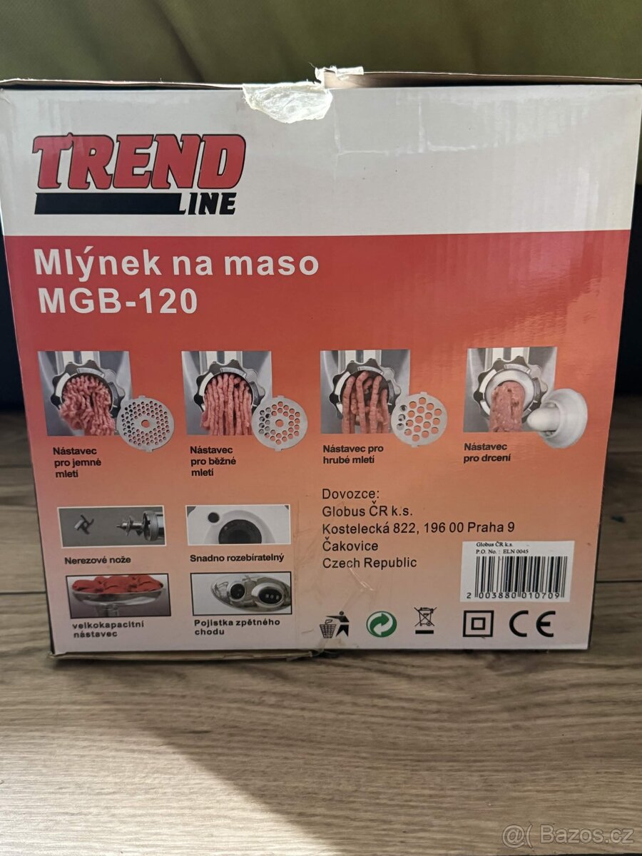 Prodám Mlýnek na maso MGB-120 - 2