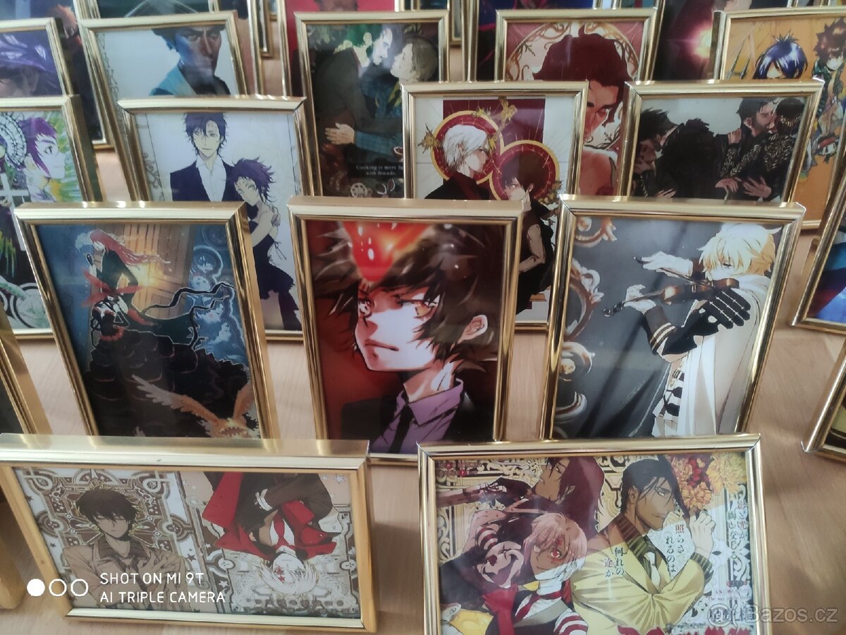 Sbírka Anime 42 ks obrázků v rámečku - 2