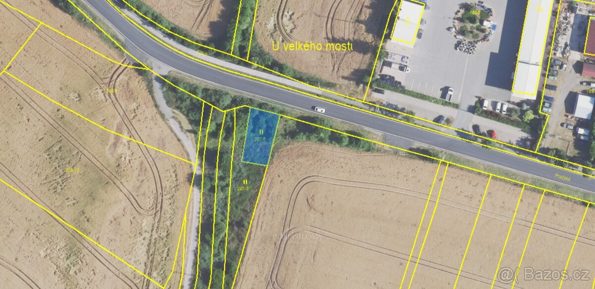 Prodej pozemku, 308 m² - Kyšice, ev.č. 00043 - 2