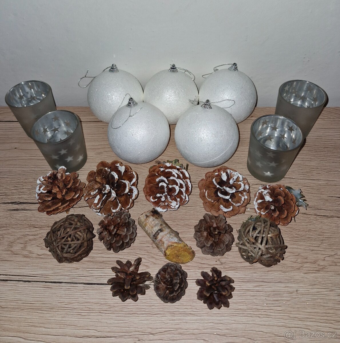 Vánoční dekorace svíčky, svícny - 2