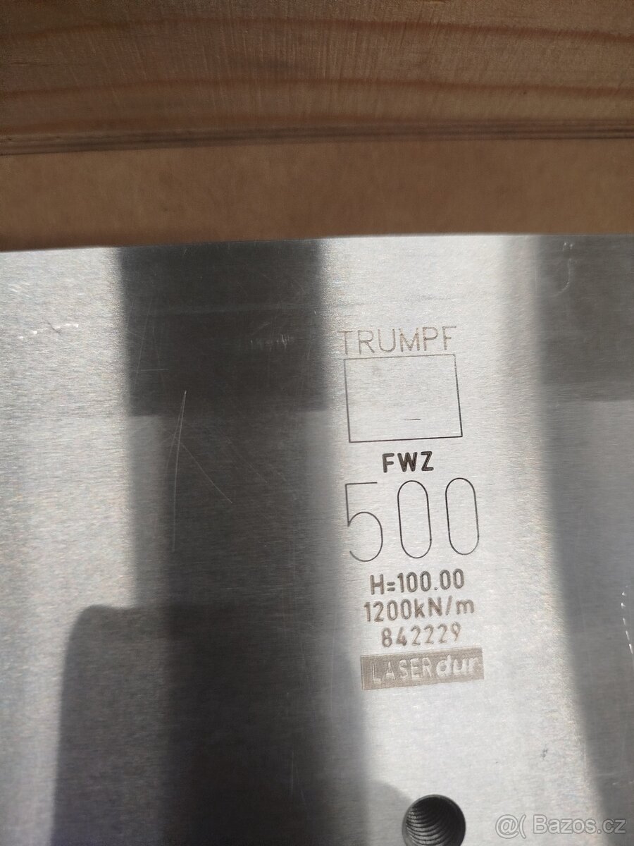 Lisovací nástroje (falc) pro ohraňovací lis Trumpf - 2