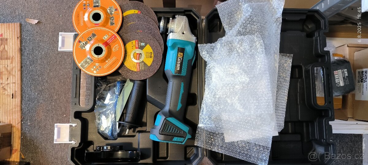 Aku Flexa 18V/125mm pro Makitu baterii - kufřík a kotouče - 2