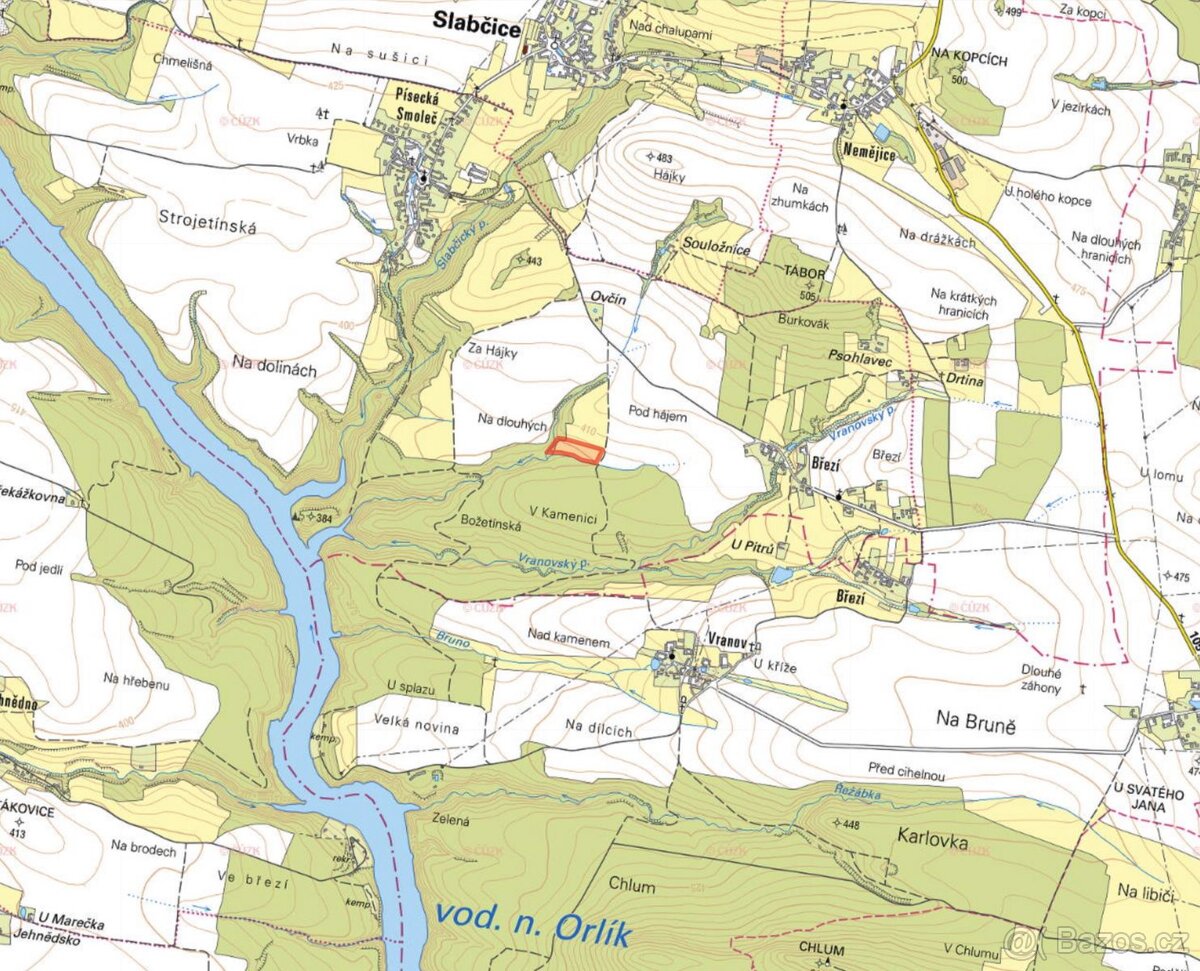 Louka, prodej, Písecká Smoleč, Slabčice, Písek - 2