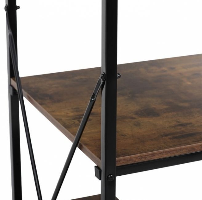 Počítačový stůl s regálem - 2