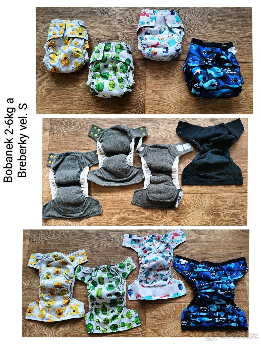 Látkové pleny - výhodný set pro začátečníky/na zkoušku - 2