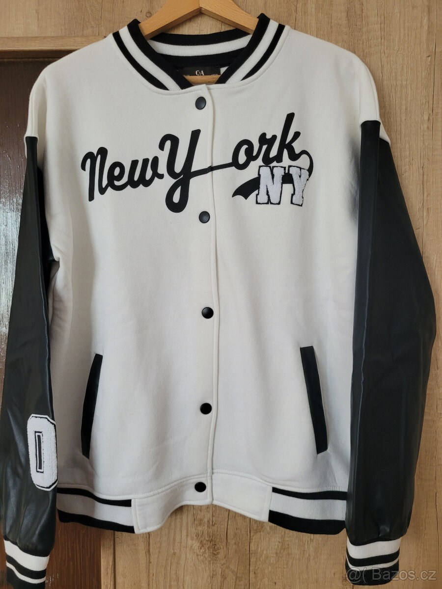 HOLČIČÍ BASEBALLOVÁ MIKINA C&A VEL.170/176 - 2