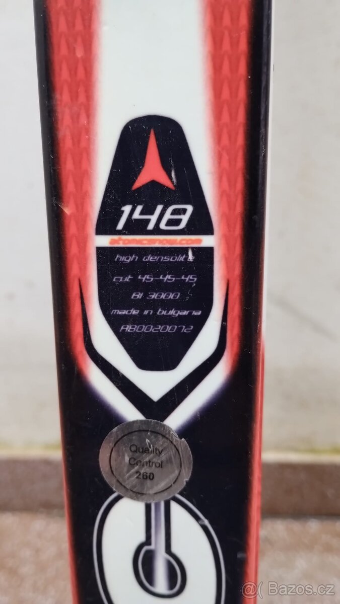 Běžky Atomic 148 červeno bílo černé - 2