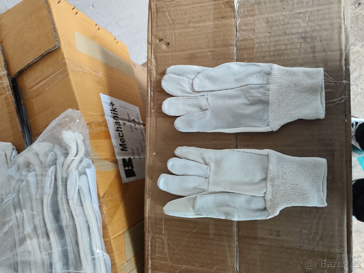 Rukavice mechanik + velikost 8 - 2