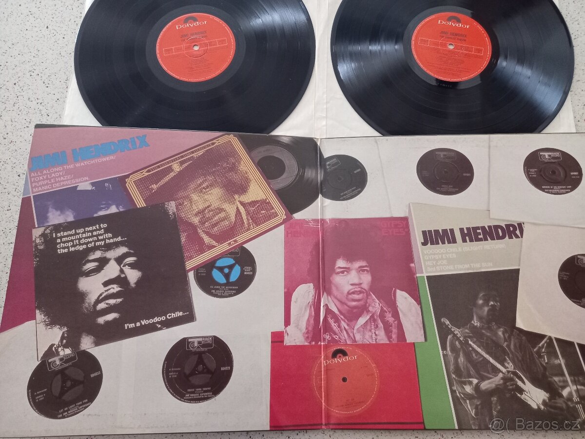 Jimi HENDRIX „2 LP Singles Album“ /Polydor 1983/rozkl obal, - 2