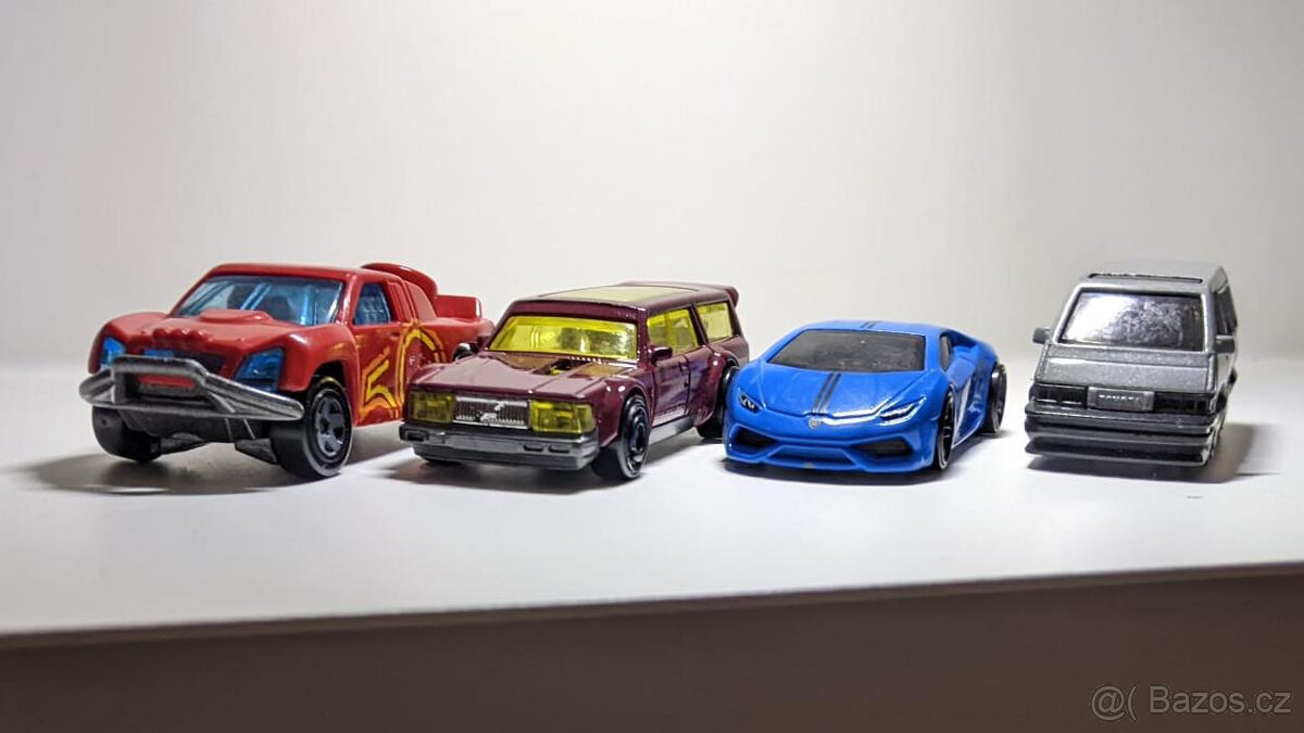 4x kovové autíčko HotWheels - 2