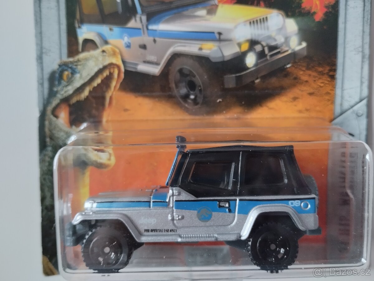 Auto Matchbox Jepp Wrangler Jurassic World - 2