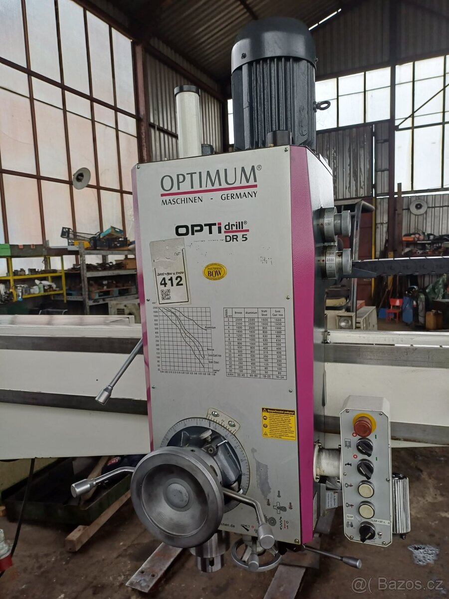 Radiální vrtačka Optimum DR 5 - 2