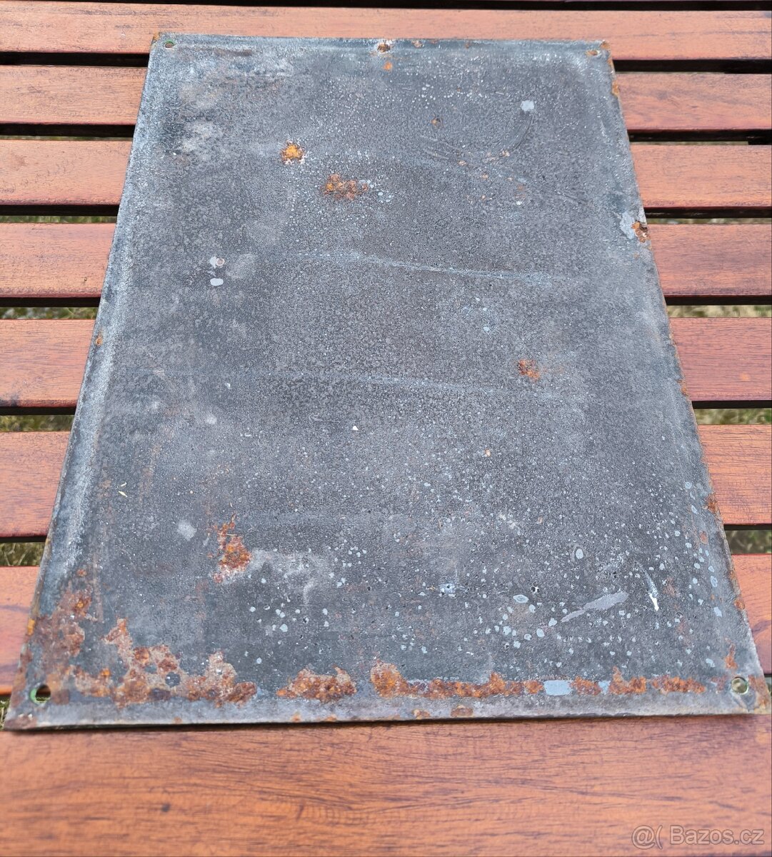 Smaltvaná cedule - CHRÁNĚNÉ ÚZEMÍ ČSR - 2