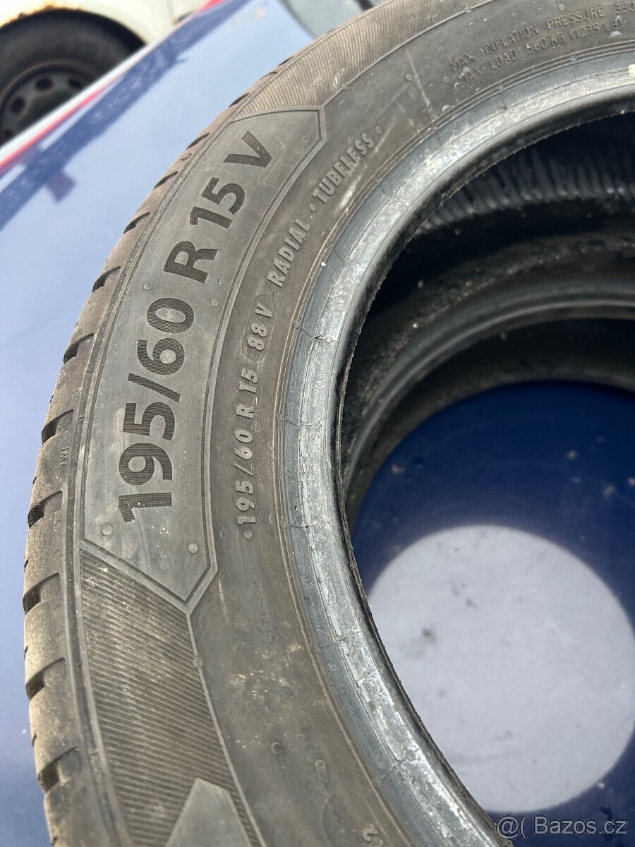 195/60 R15 letni 2 kusy dot20, 6.8mm - 2