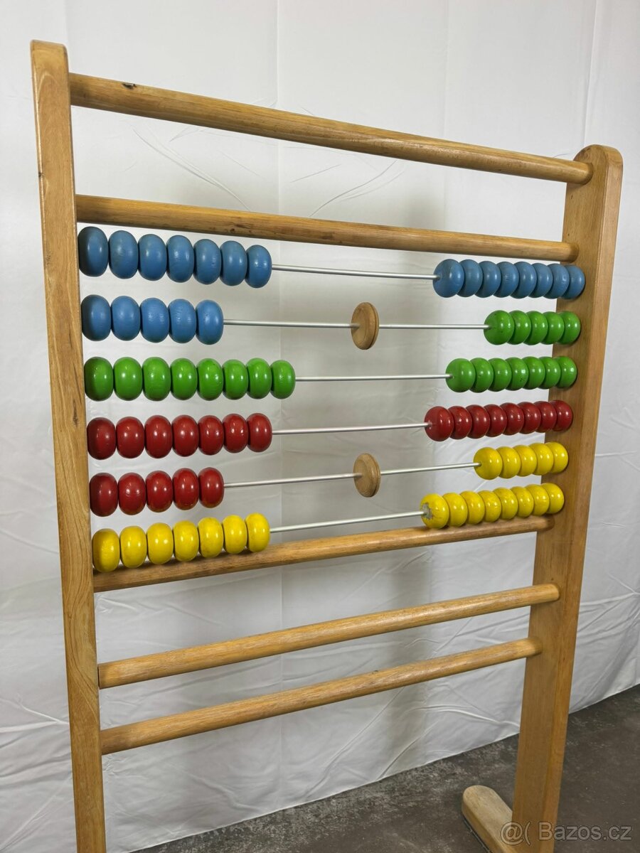 Retro dřevěné počítadlo (519004) - 2