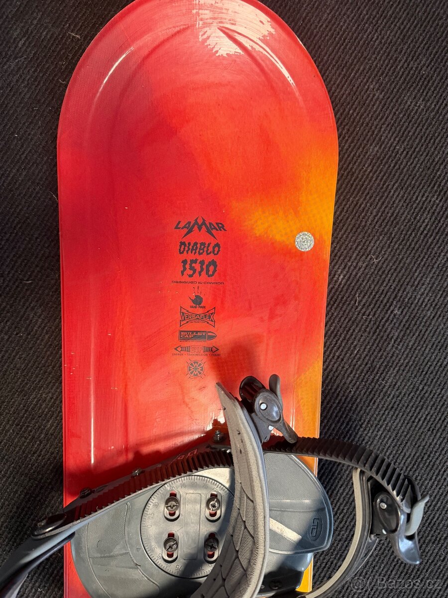 Snowboard 150cm s vázáním - 2