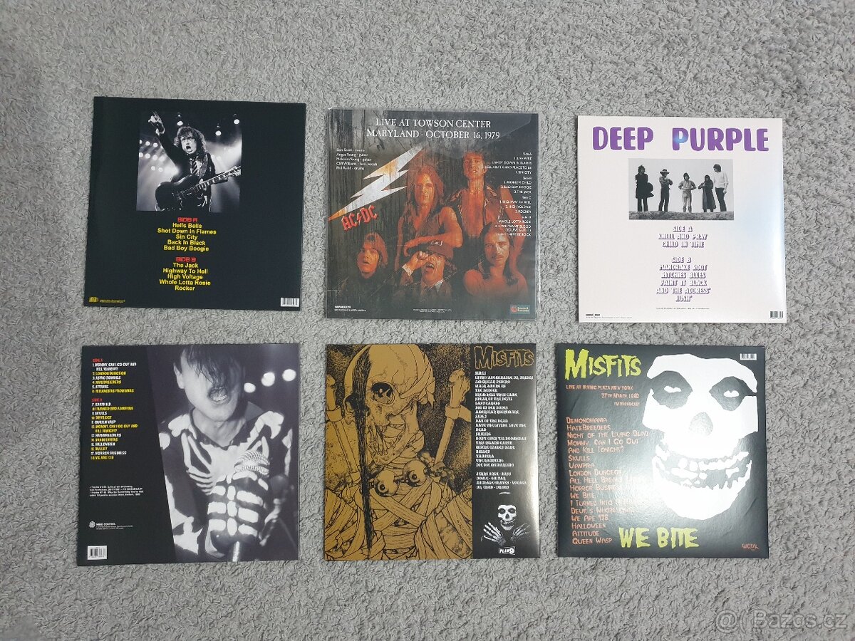 LP desky s živáky, koncerty - 2